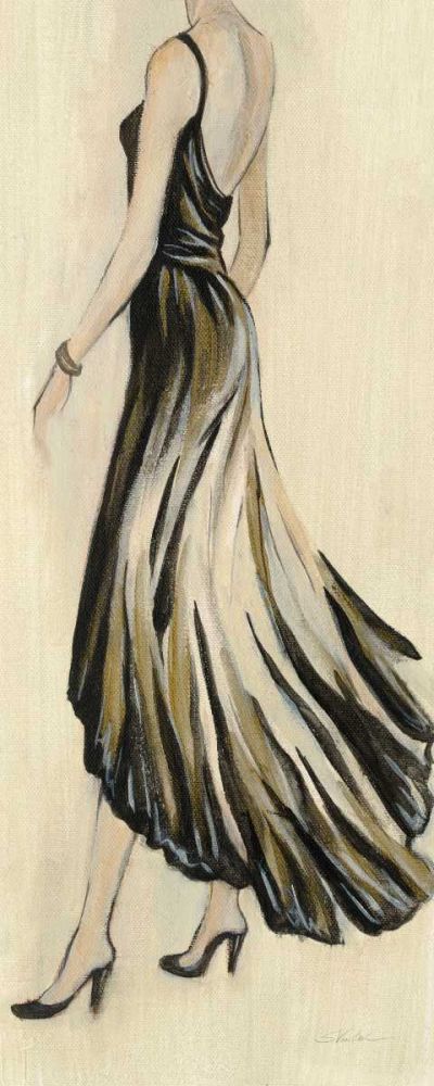 Evening Gown IV Crop art print by Silvia Vassileva for $57.95 CAD