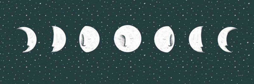 Sweet Dreams Moon Cycle art print by Becky Thorns for $57.95 CAD