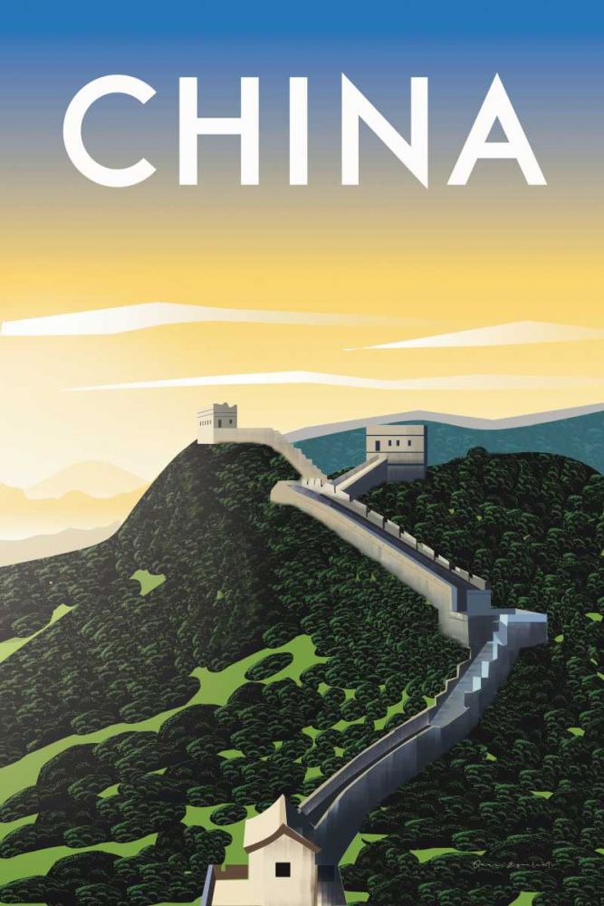 China art print by Omar Escalante for $57.95 CAD