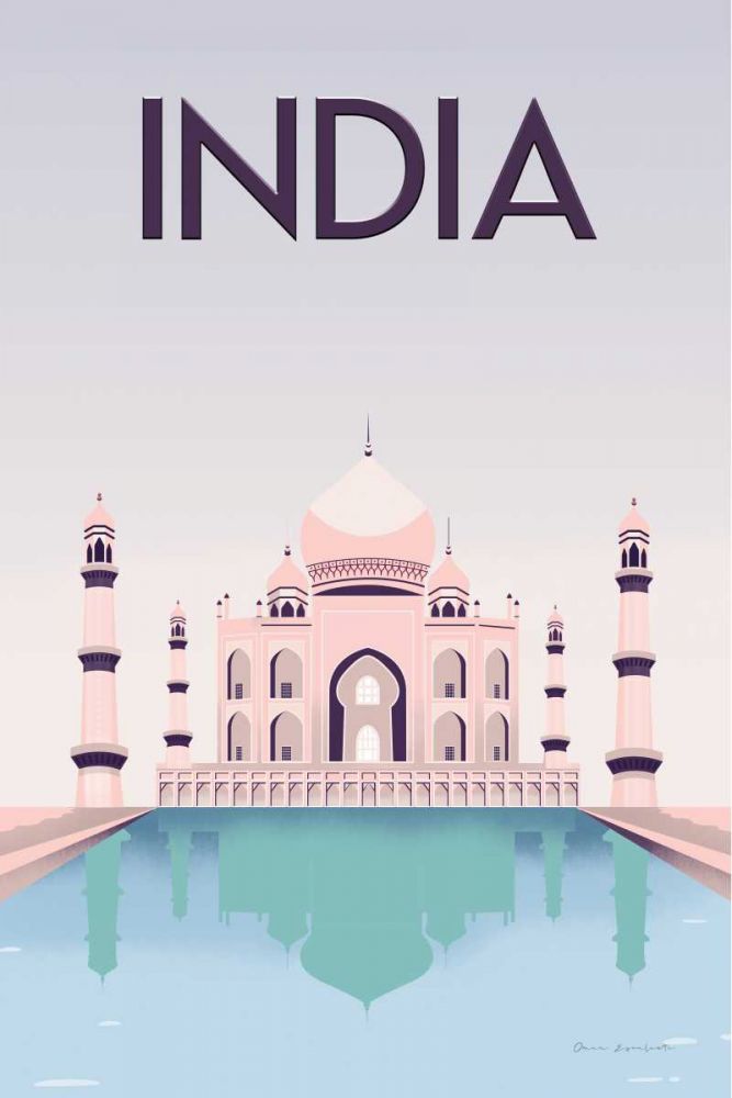 India art print by Omar Escalante for $57.95 CAD