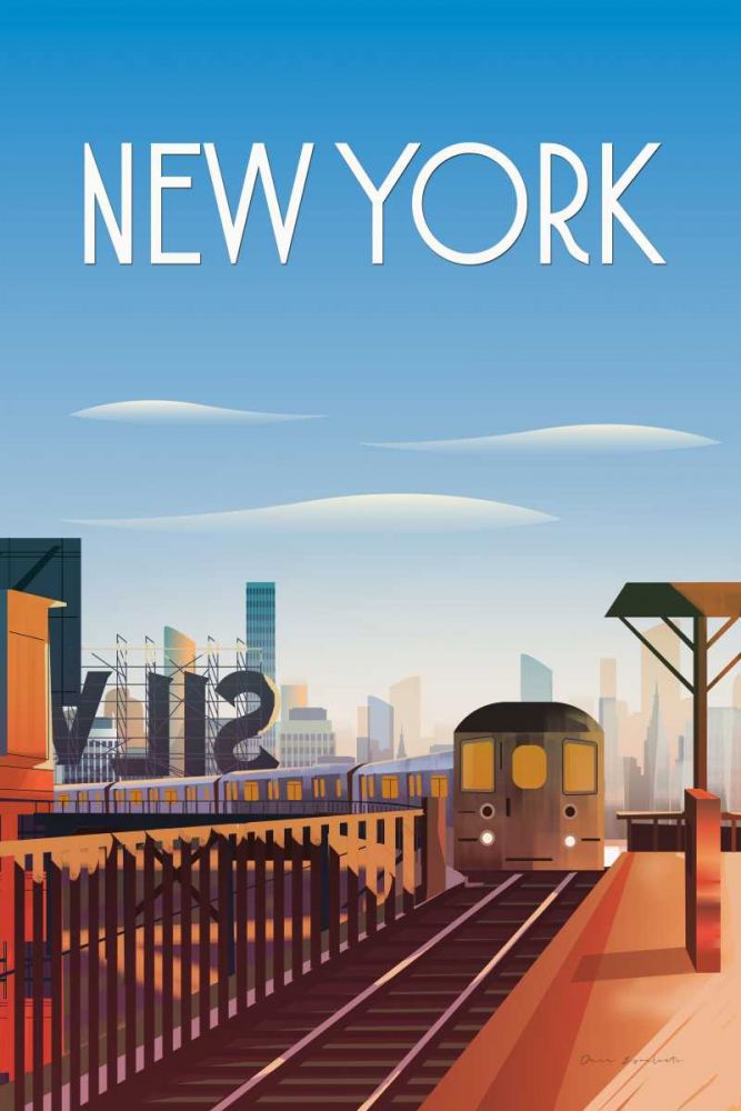New York City art print by Omar Escalante for $57.95 CAD