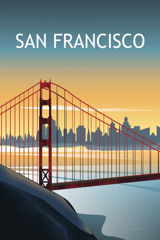 San Francisco II art print by Omar Escalante for $57.95 CAD