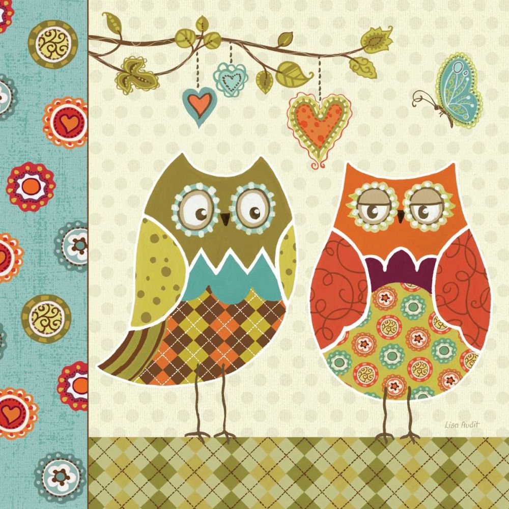 Owl Wonderful I art print by Lisa Audit for $57.95 CAD