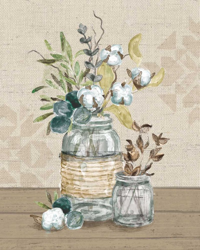 Cotton Bouquet III art print by Mary Urban for $57.95 CAD