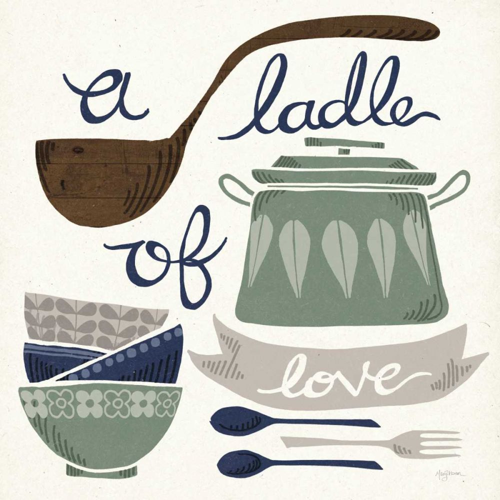 A Ladle of Love Winter art print by Mary Urban for $57.95 CAD