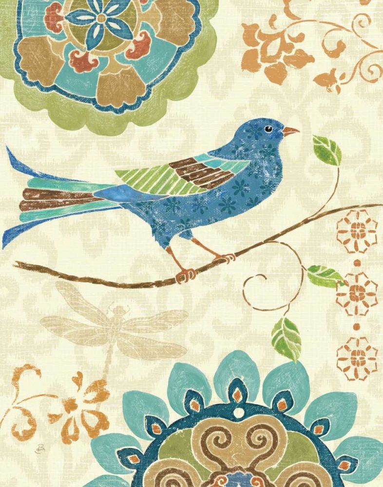 Eastern Tales Birds I art print by Daphne Brissonnet for $57.95 CAD