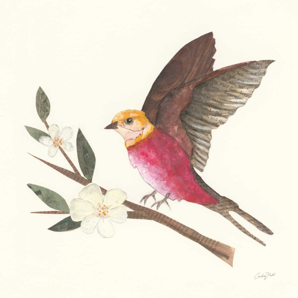 Birds and Blossoms IV art print by Courtney Prahl for $57.95 CAD