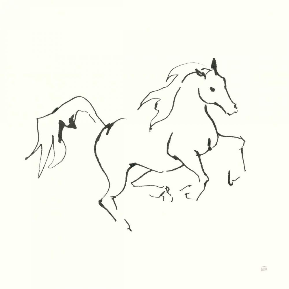 Line Horse V art print by Chris Paschke for $57.95 CAD