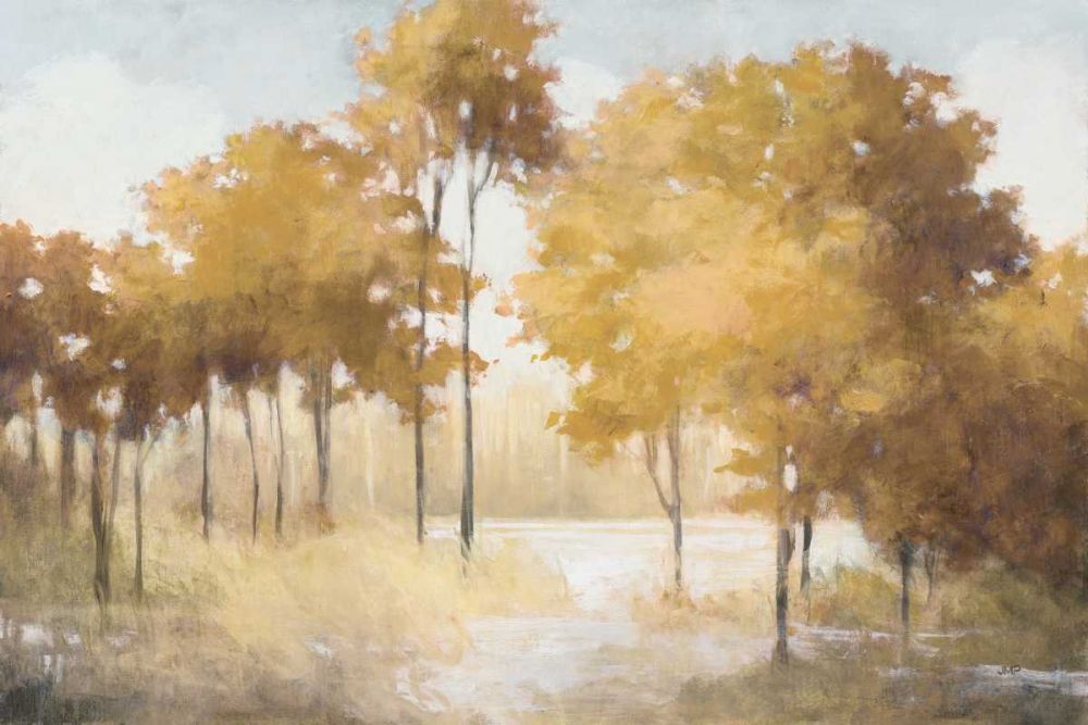Autumn Lake Gold art print by Julia Purinton for $57.95 CAD