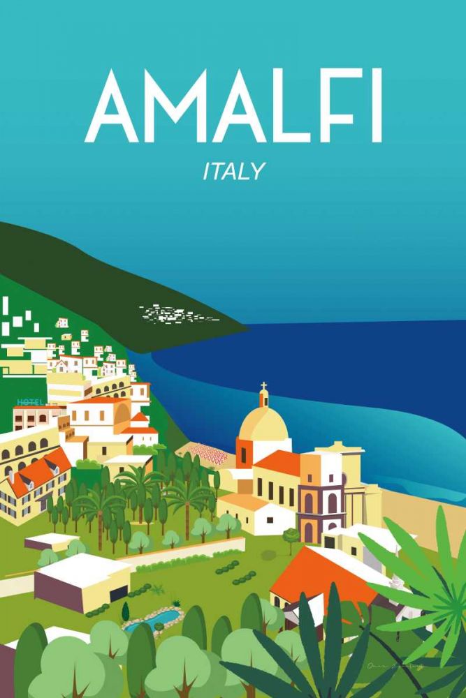 Amalfi art print by Omar Escalante for $57.95 CAD
