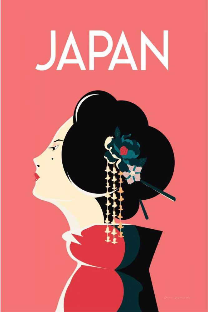Japan art print by Omar Escalante for $57.95 CAD