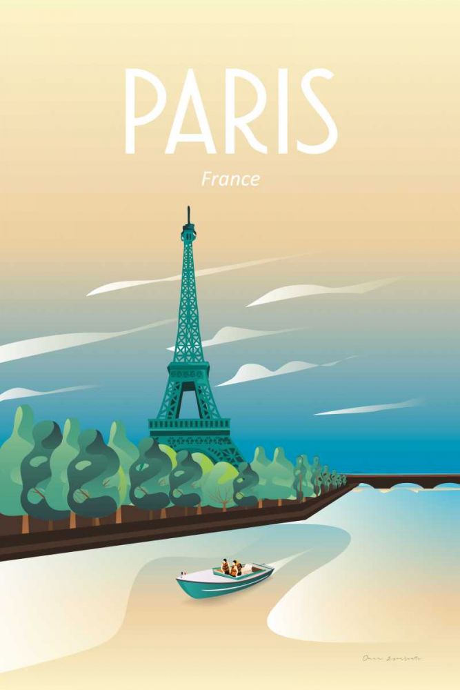 Paris art print by Omar Escalante for $57.95 CAD