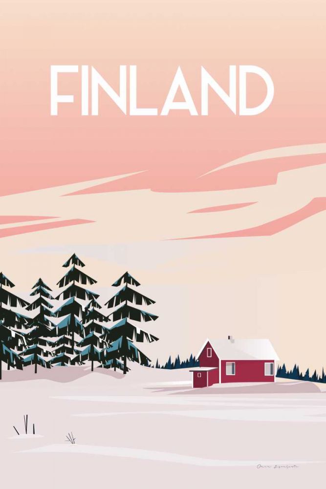 Finland II art print by Omar Escalante for $57.95 CAD