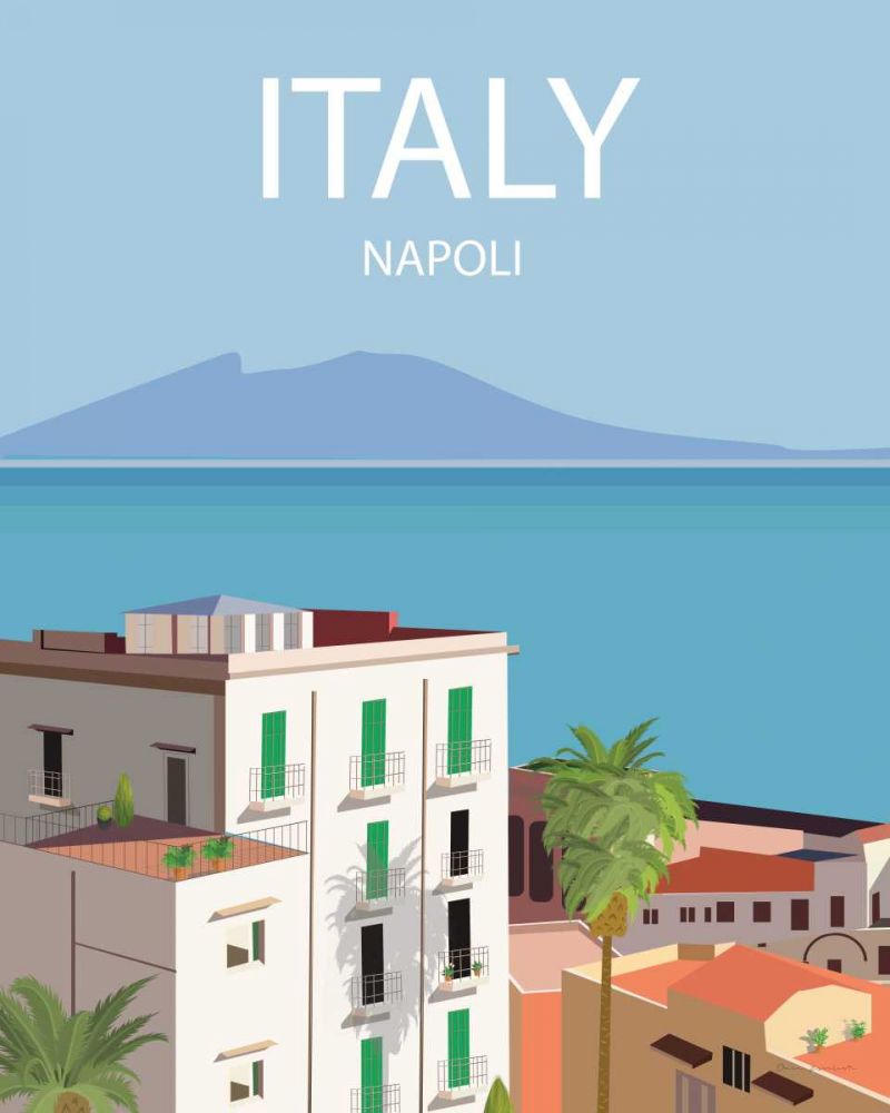Napoli art print by Omar Escalante for $57.95 CAD
