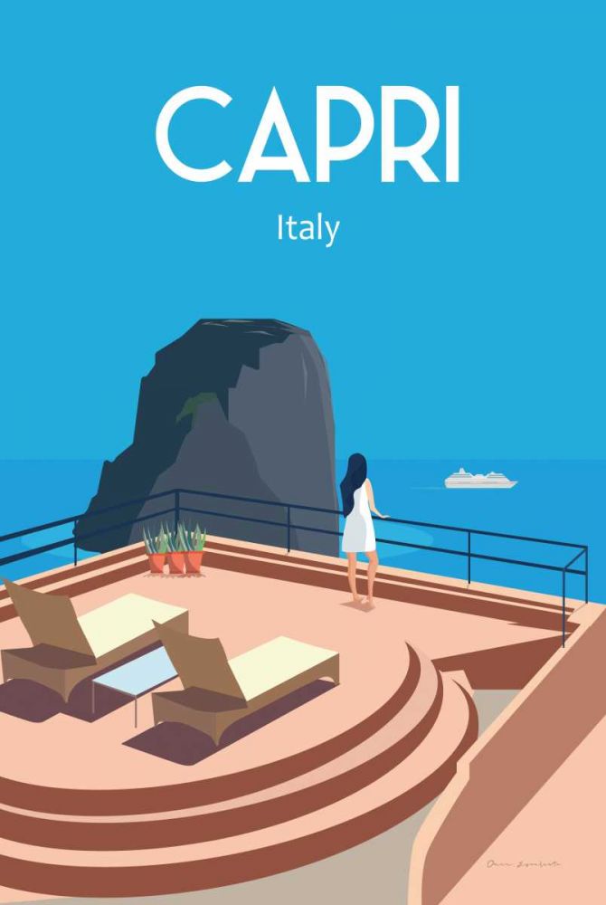 Capri art print by Omar Escalante for $57.95 CAD