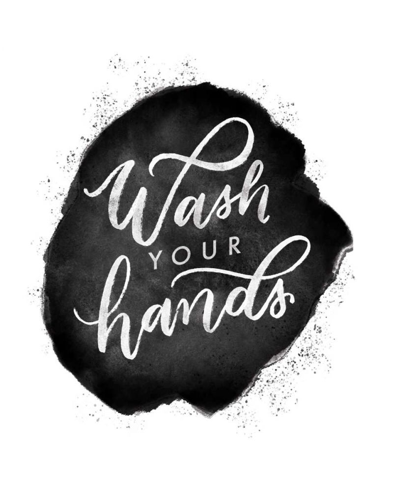 Wash Your Hands V art print by Becky Thorns for $57.95 CAD