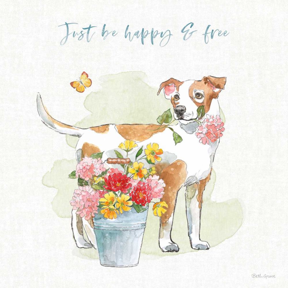 Furry Pals IV art print by Beth Grove for $57.95 CAD