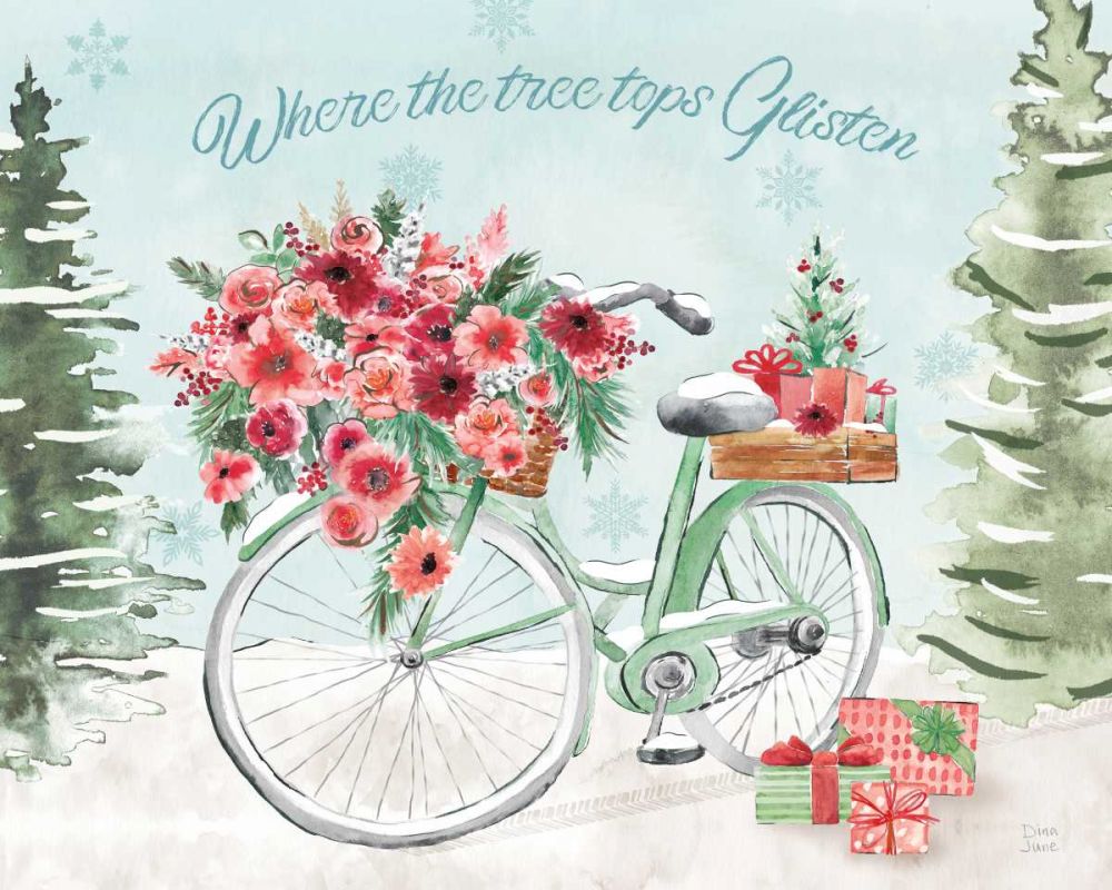 Holiday Ride III art print by Dina June for $57.95 CAD