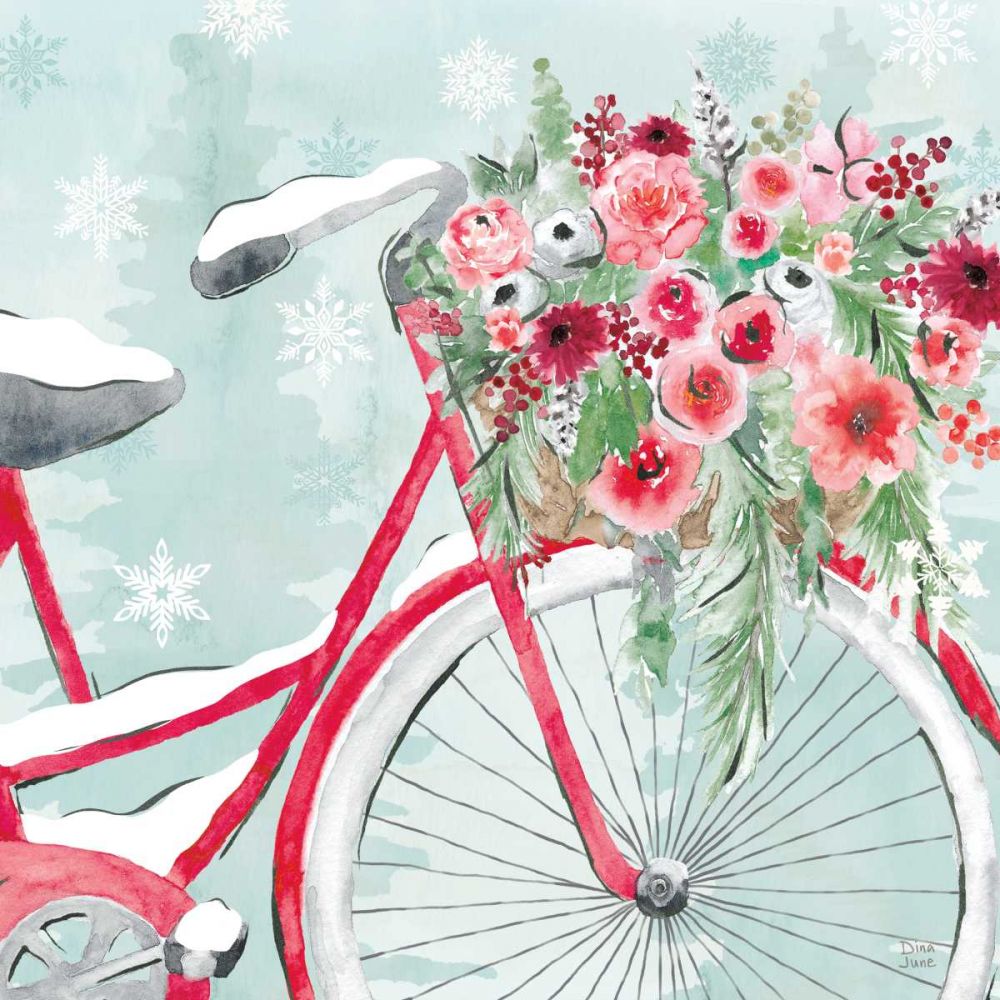 Holiday Ride V art print by Dina June for $57.95 CAD