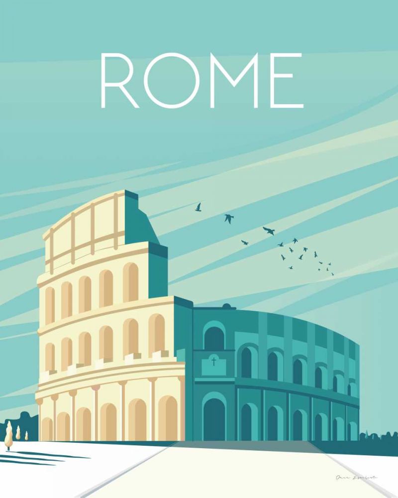 Rome art print by Omar Escalante for $57.95 CAD