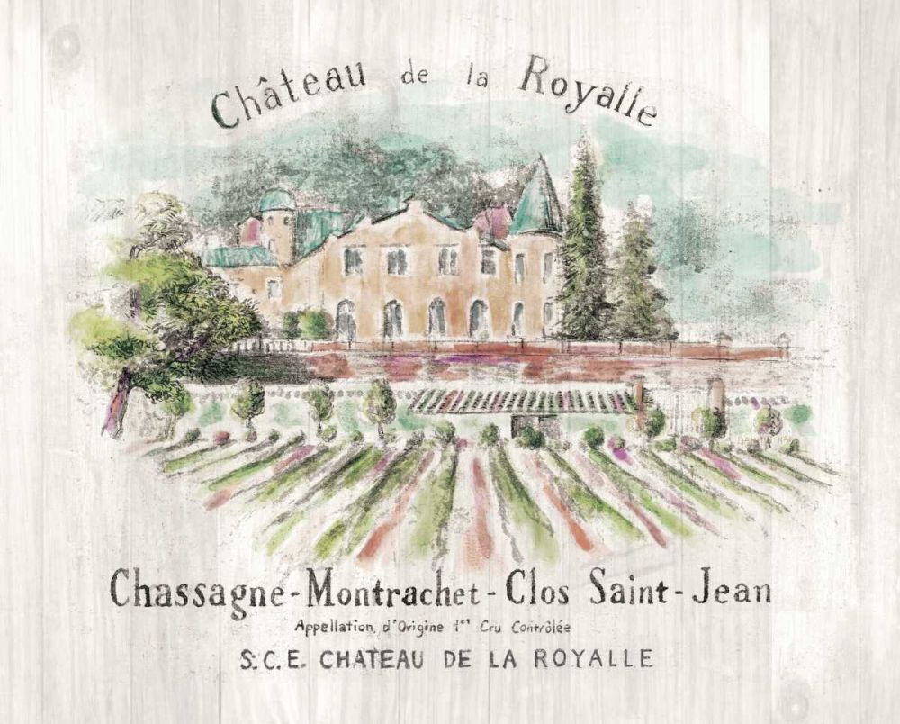 Chateau Royalle on Wood Color art print by Danhui Nai for $57.95 CAD