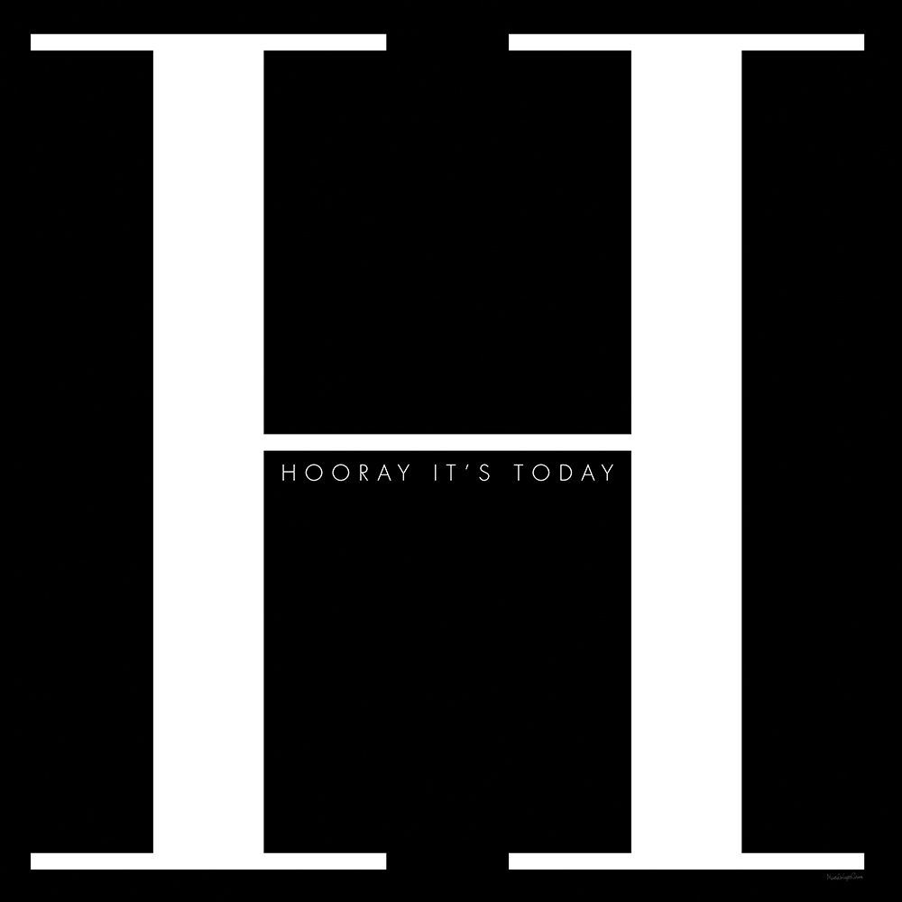 H is for Hooray art print by Mercedes Lopez Charro for $57.95 CAD