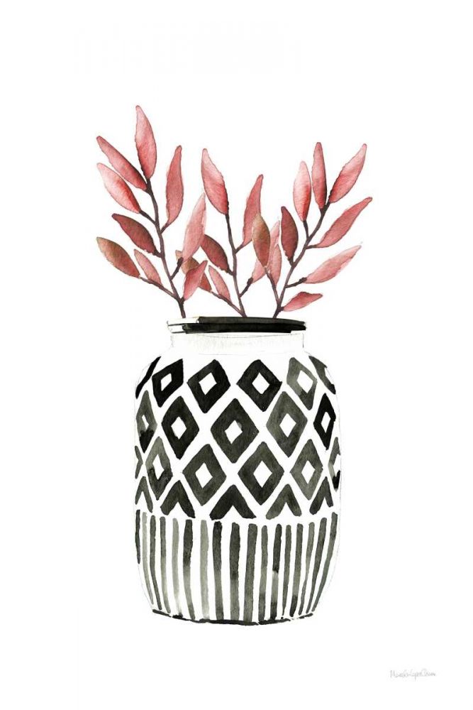 Geometric Vases II art print by Mercedes Lopez Charro for $57.95 CAD