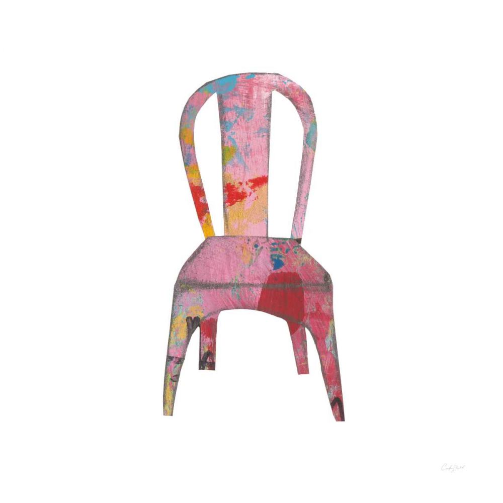 Mod Chairs I art print by Courtney Prahl for $57.95 CAD