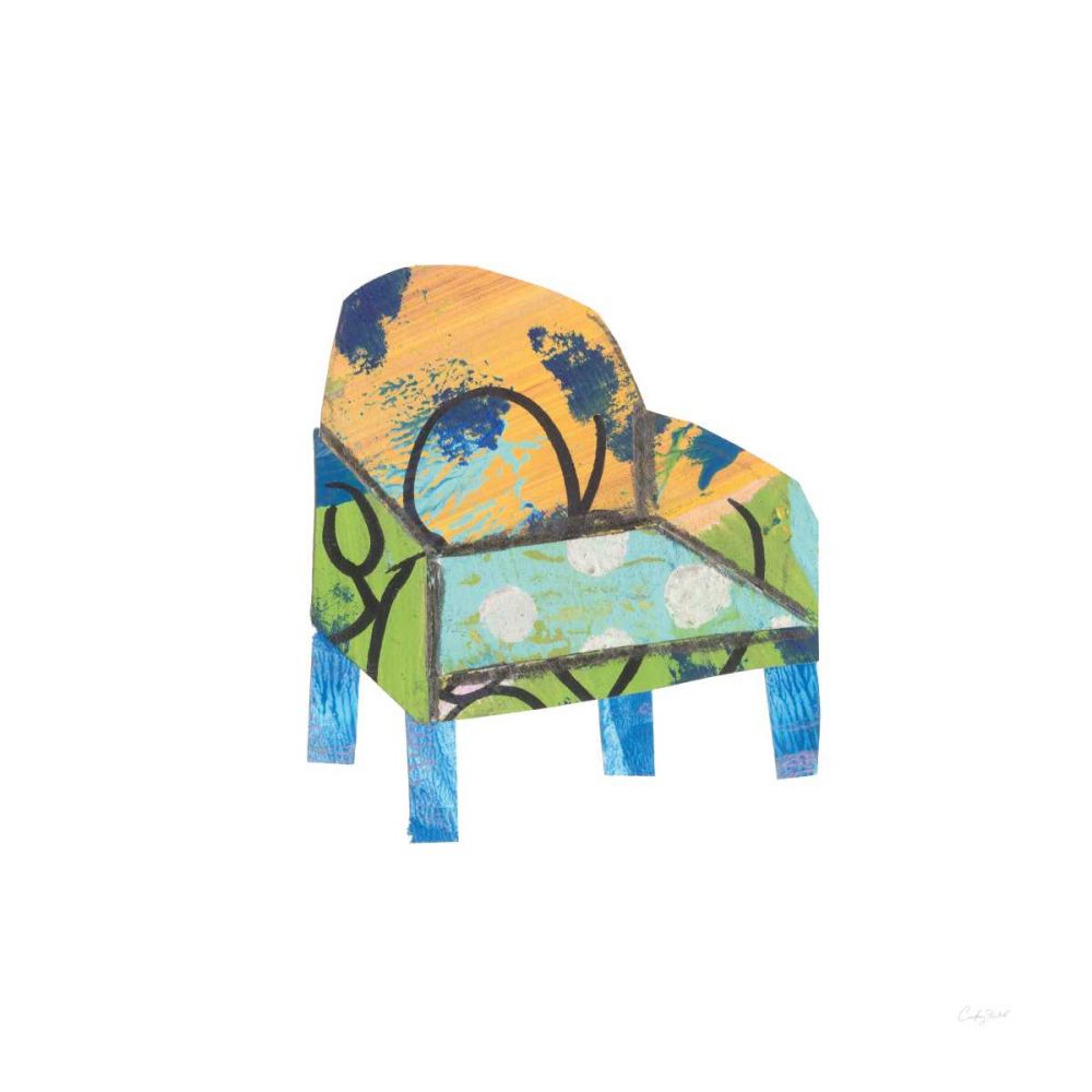 Mod Chairs II art print by Courtney Prahl for $57.95 CAD