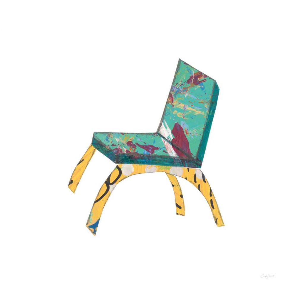 Mod Chairs III art print by Courtney Prahl for $57.95 CAD