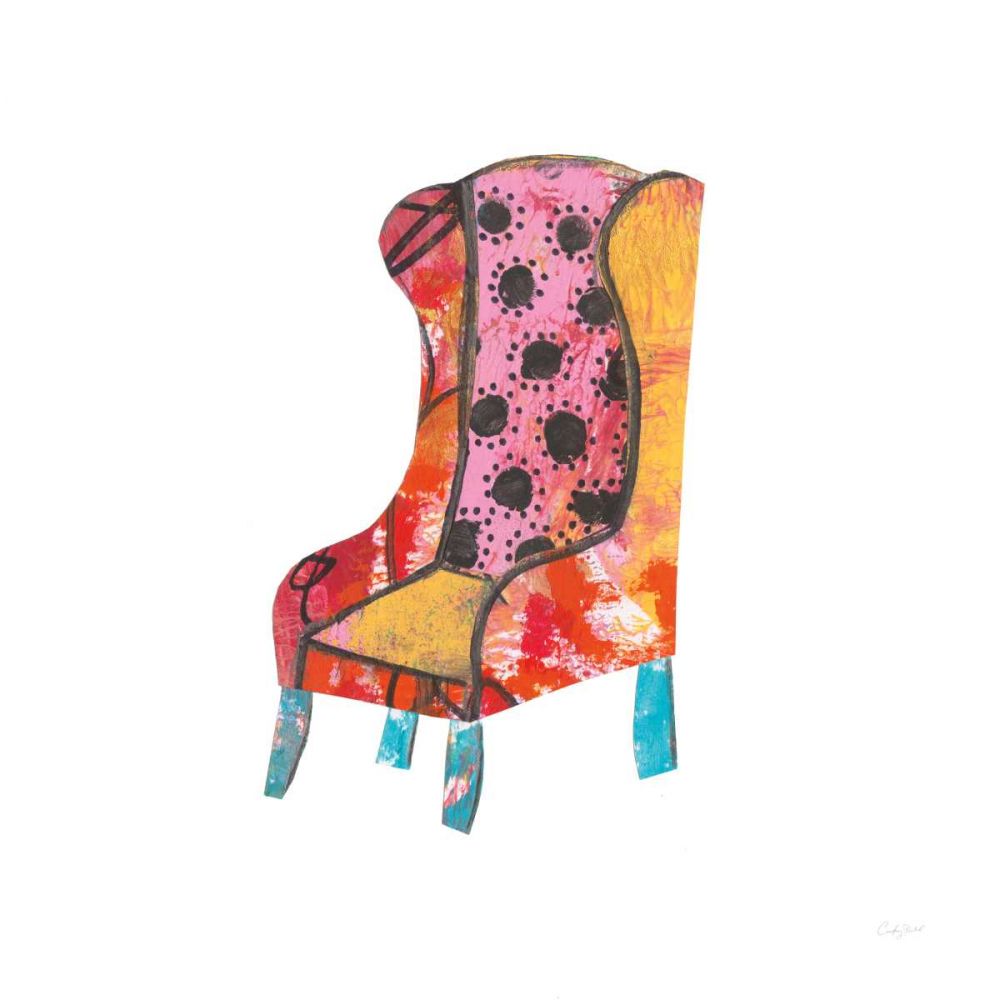 Mod Chairs IV art print by Courtney Prahl for $57.95 CAD