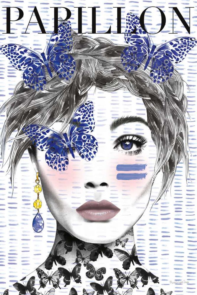 Papillon art print by Mercedes Lopez Charro for $57.95 CAD