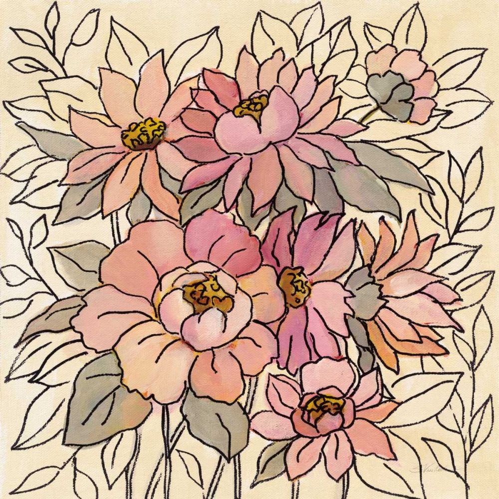 Spring Lace Floral II art print by Silvia Vassileva for $57.95 CAD