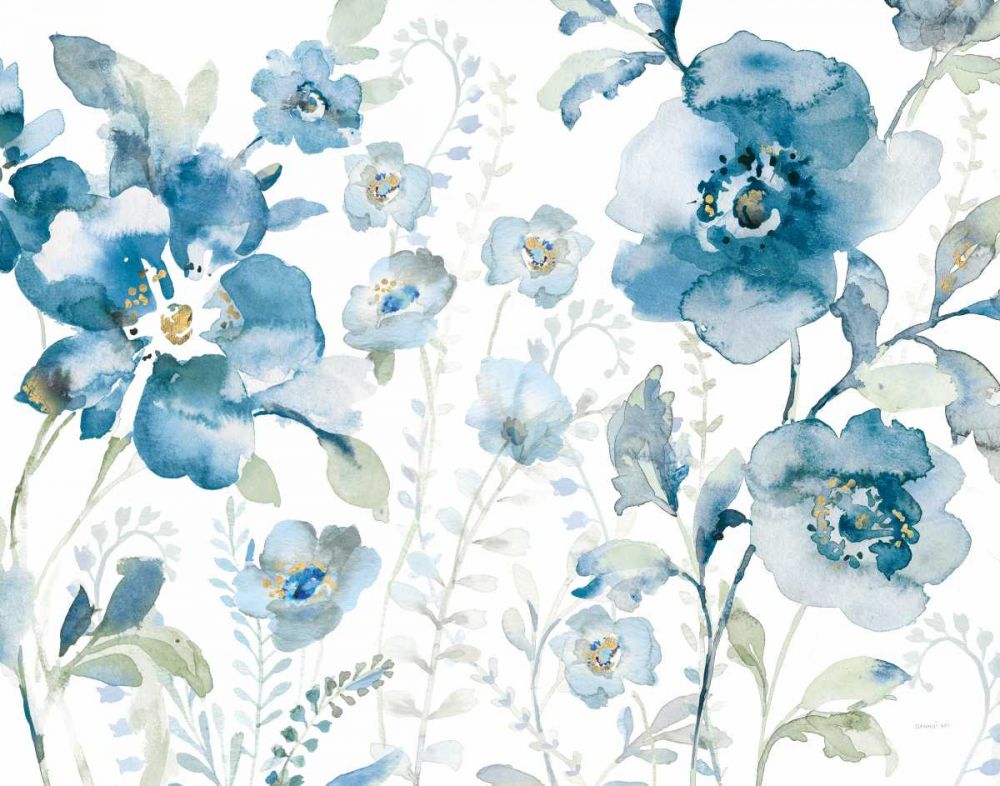 Blues of Summer XII art print by Danhui Nai for $57.95 CAD