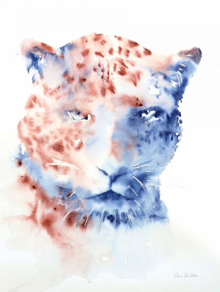 Copper and Blue Cheetah art print by Aimee Del Valle for $57.95 CAD