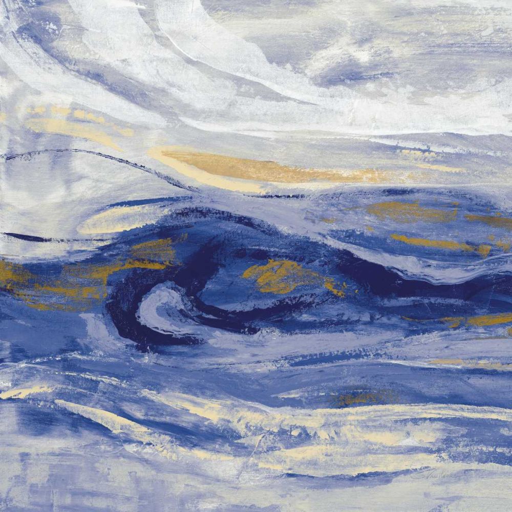Estuary Blue Sq art print by Silvia Vassileva for $57.95 CAD