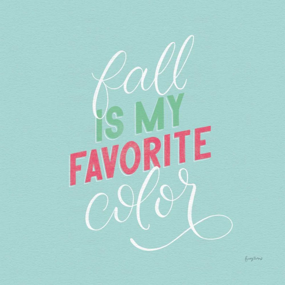 Autumn Sayings I No Leaves Bright art print by Becky Thorns for $57.95 CAD