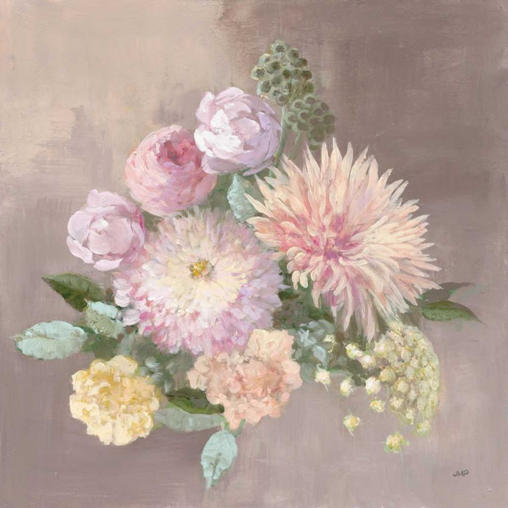 Pale Floral Spray I art print by Julia Purinton for $57.95 CAD
