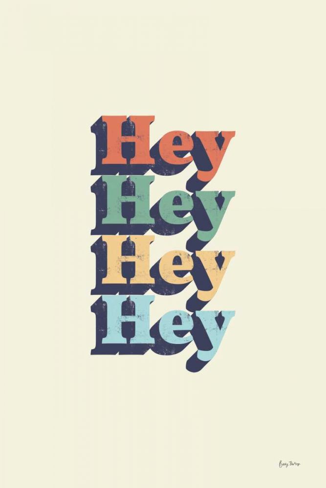 Hey art print by Becky Thorns for $57.95 CAD