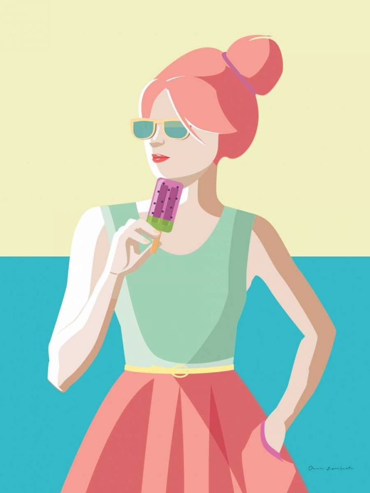 Summer Girl III art print by Omar Escalante for $57.95 CAD
