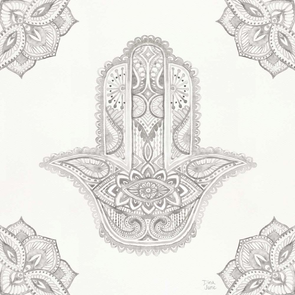 Touch of Hamsa I art print by Dina June for $57.95 CAD