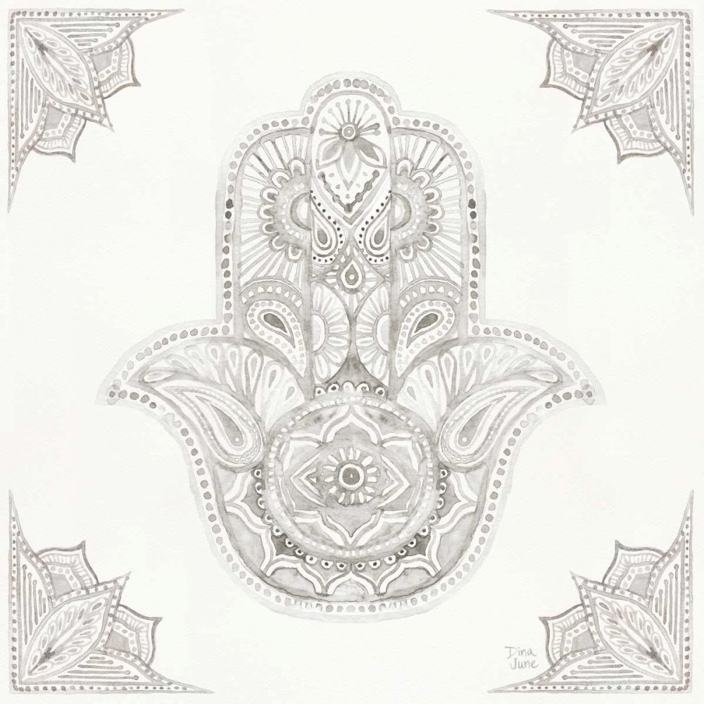 Touch of Hamsa II art print by Dina June for $57.95 CAD