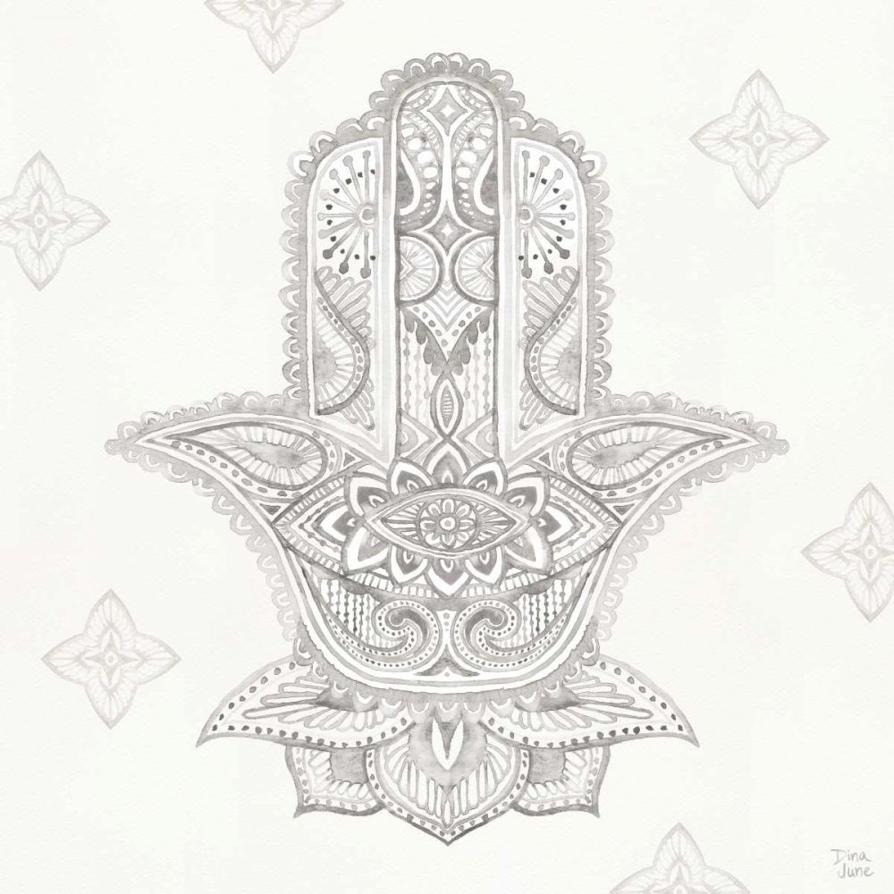 Touch of Hamsa III art print by Dina June for $57.95 CAD
