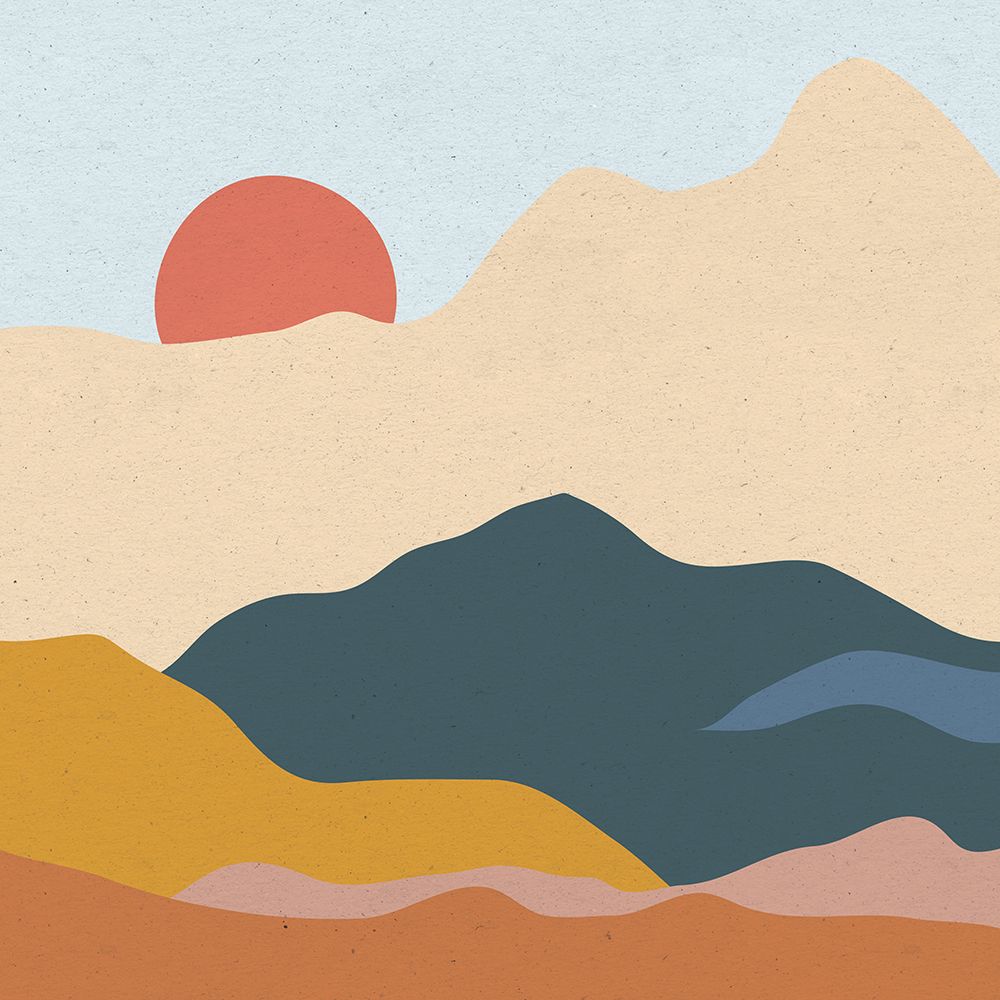 Mountainous II art print by Sara Zieve Miller for $57.95 CAD
