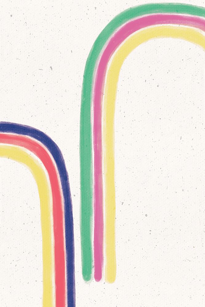 Rainbow Blush II art print by Leah York for $57.95 CAD