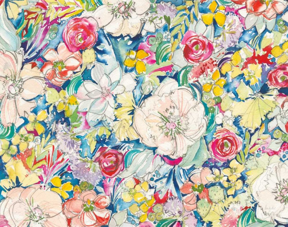 Floral Burst art print by Kristy Rice for $57.95 CAD