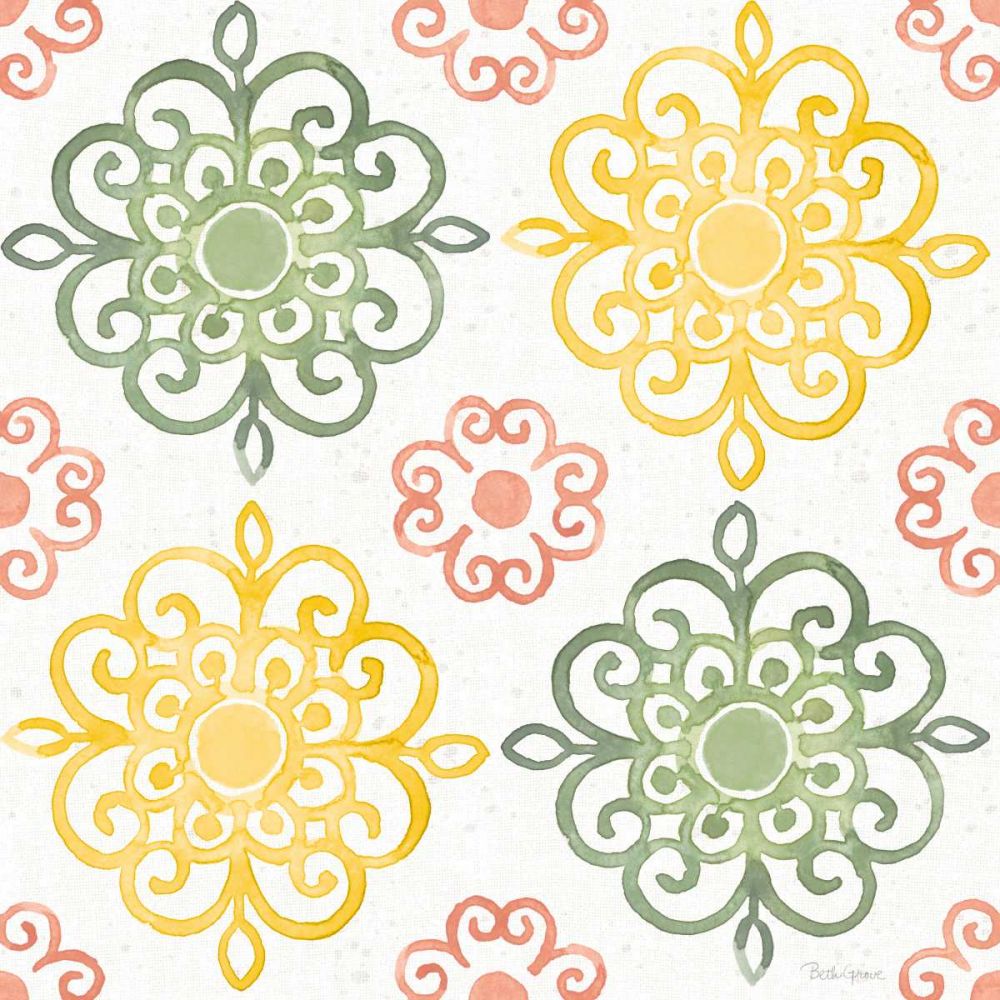 Citrus Charm Pattern IIA art print by Beth Grove for $57.95 CAD