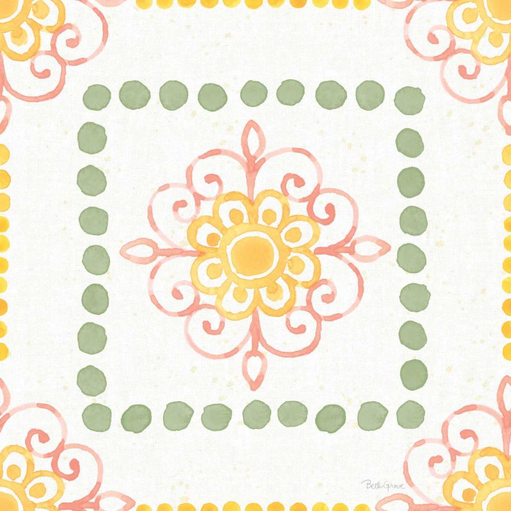 Citrus Charm Pattern VIII art print by Beth Grove for $57.95 CAD