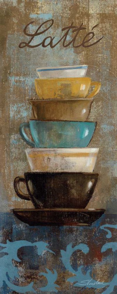 Antique Coffee Cups II art print by Silvia Vassileva for $57.95 CAD