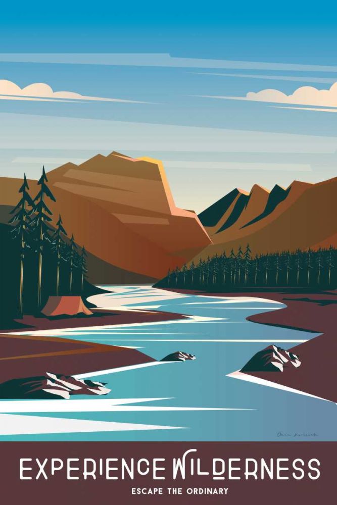 Experience the Wilderness art print by Omar Escalante for $57.95 CAD